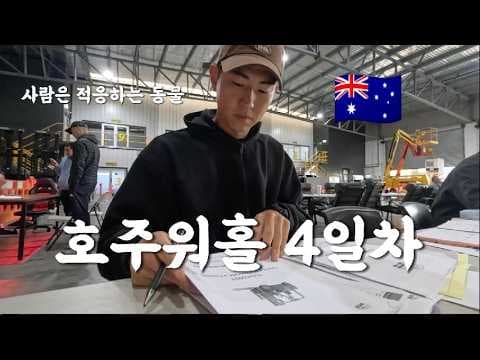 사람은 적응의 동물이 맞다 feat.호주워홀 4일차 ㅣ 포크리프트 자격증, 화이트카드, 브리즈번트럭스쿨